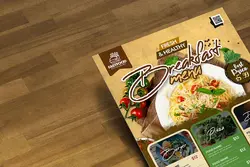 طرح منوی غذای رستوران PSD