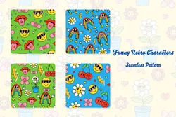 10 پترن کاراکترهای فان و شاد قدیمی