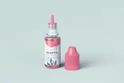 موکاپ بطری قطره چکان