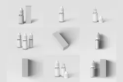 موکاپ بطری قطره چکان