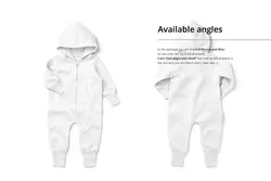 موکاپ لباس سرهمی نوزاد