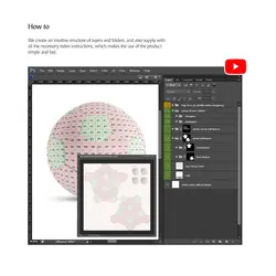 موکاپ توپ فوتبال متحرک
