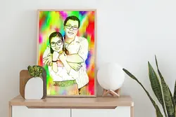 اکشن فتوشاپ افکت نقاشی بوم حرفه ای