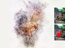 اکشن فتوشاپ تبدیل عکس به پوستر هنری