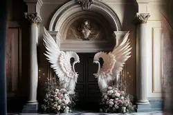 23 بک گراند بال فرشته و پری رویایی سفید لاکچری در قصر