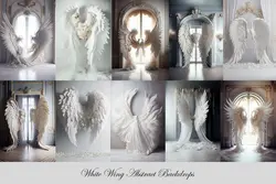 23 بک گراند بال فرشته و پری رویایی سفید لاکچری در قصر