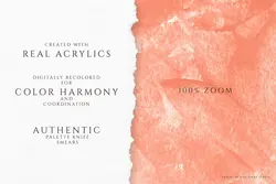 40 تکسچر آکریلیک هلو