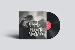 موکاپ کاور صفحه گرامافون