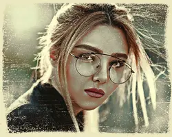 قالب PSD افکت عکس قدیمی