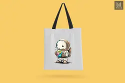 طرح آبرنگی خرگوش فضانورد عید