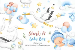 کلیپ آرت لک لک و نوزاد کودکانه