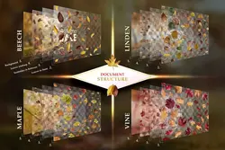 افکت افتادن برگ های پاییزی PNG