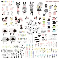 کلیپ آرت و عناصر طراحی عید فانتزی