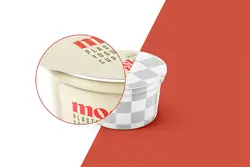 موکاپ ظرف بسته بندی ماست