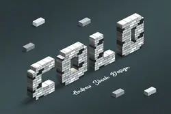 استایل دیوار آجری فتوشاپ