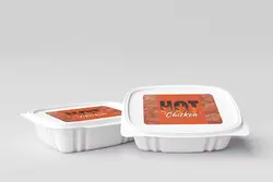 موکاپ ظرف یکبار مصرف غذا