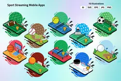 وکتور اپ موبایل پخش زنده ورزشی