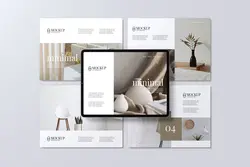 موکاپ اپ تبلت حالت افقی