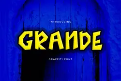 فونت دیوار نویسی Grande