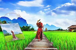 اکشن فتوشاپ ایجاد افکت کارتونی