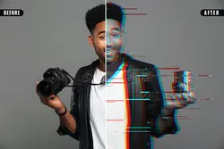 افکت عکس تلویزیون قدیمی