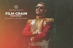 قالب افکت دانه های فیلم قدیمی