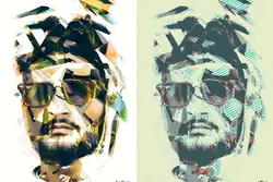 ایجاد افکت قدیمی هافتون روی تصاویر در فتوشاپ