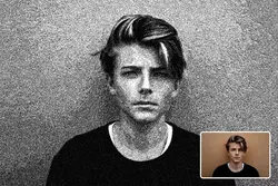 اکشن فتوشاپ افکت هنری نقطه نگاری