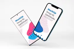 قالب پیش نمایش اپ اندروید و iOS