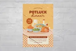 طرح تراکت غذای ساده و مختصر