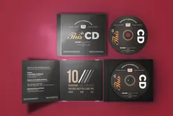 موکاپ کاور آلبوم CD/DVD