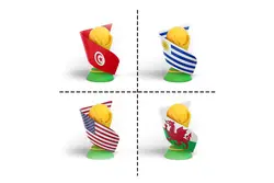 طرح پرچم های جام قهرمانی فوتبال PSD