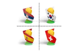 طرح پرچم های جام قهرمانی فوتبال PSD