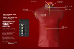 موکاپ جلیقه ورزشی مردانه