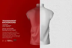 موکاپ جلیقه ورزشی مردانه