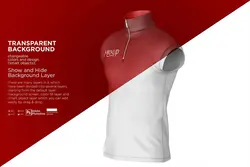 موکاپ جلیقه ورزشی مردانه