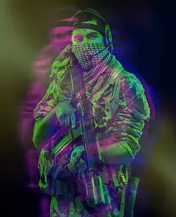 اکشن فتوشاپ افکت عکس آناگلیف