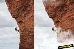 افکت ابر روی عکس برای فتوشاپ