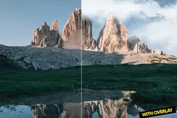 افکت ابر روی عکس برای فتوشاپ