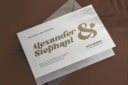 فونت کلاسیک و قدیمی Vintage Glamour