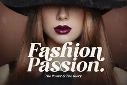 فونت کلاسیک و قدیمی Vintage Glamour