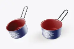 موکاپ ماهیتابه و تابه پخت و پز