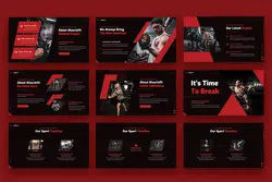 قالب پاورپوینت بدنسازی و فیتنس