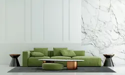 مبلمان و دیوار اتاق نشیمن دکوراسیون داخلی