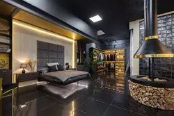 عکس دکوراسیون داخلی آپارتمان با شومینه مدرن