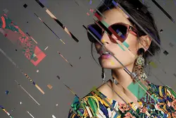 افکت عکس پارازیت و گلیچ برای فتوشاپ