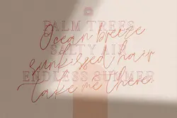 فونت خوشنویسی و سرهم نویسی باریک Isle of Skye