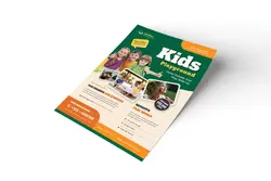 طرح تراکت شهر بازی و زمین بازی کودکان + پست اینستاگرام