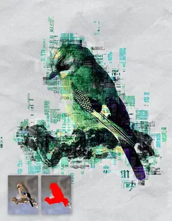 اکشن فتوشاپ تبدیل عکس به پوستر روزنامه‌ای هنری