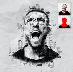 اکشن فتوشاپ تبدیل عکس به پوستر روزنامه‌ای هنری